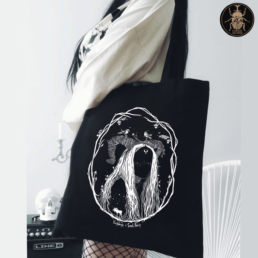 FOREST WITCH Gothic Tote Bag