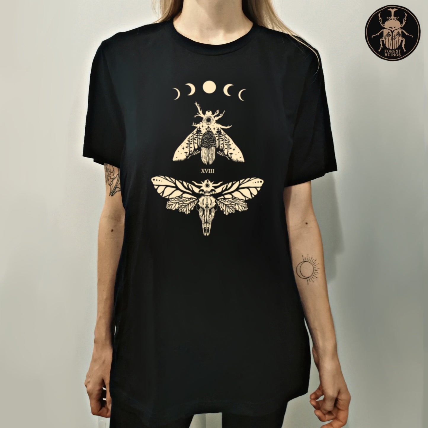 DEATHS HEAD MOTH Goth T-shirt