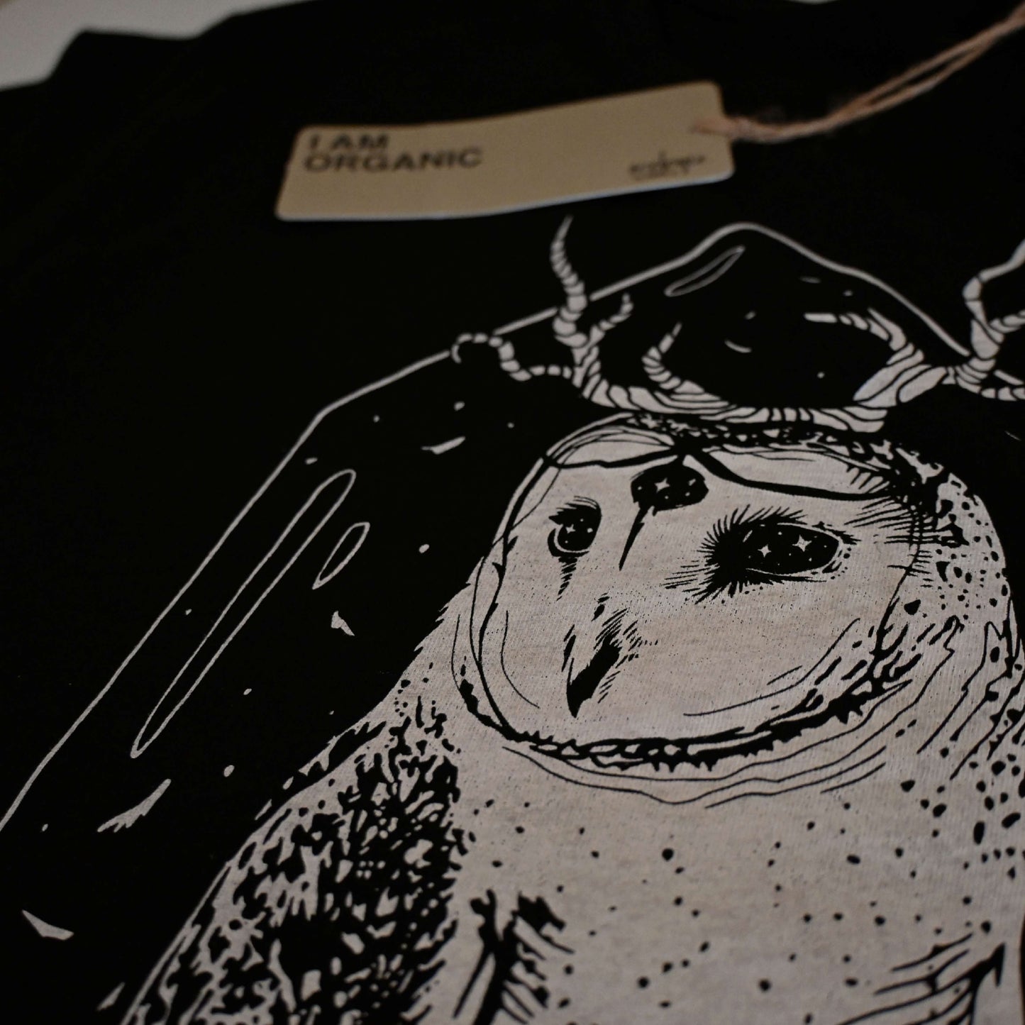 Stolas Barn Owl Goth T-shirt