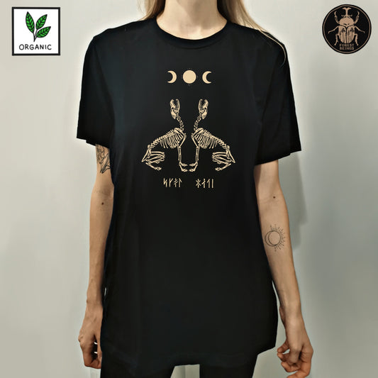 Sköll and Hati VIKING Goth T-shirt