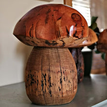 Load image into Gallery viewer, A handmade wooden mushroom toadstool figurine No.2 | Penny Bun

