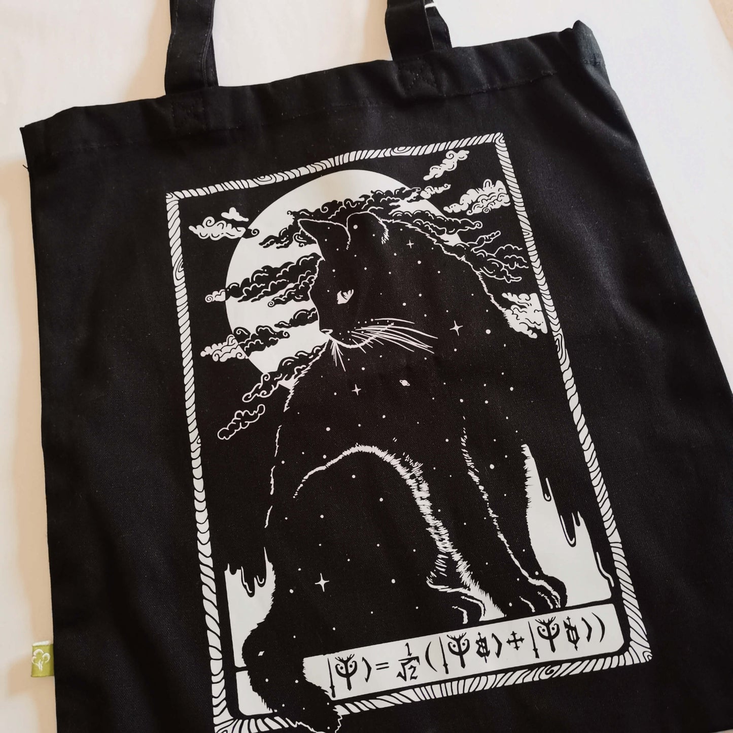 The Schrodinger Cat Organic Gothic Tote Bag