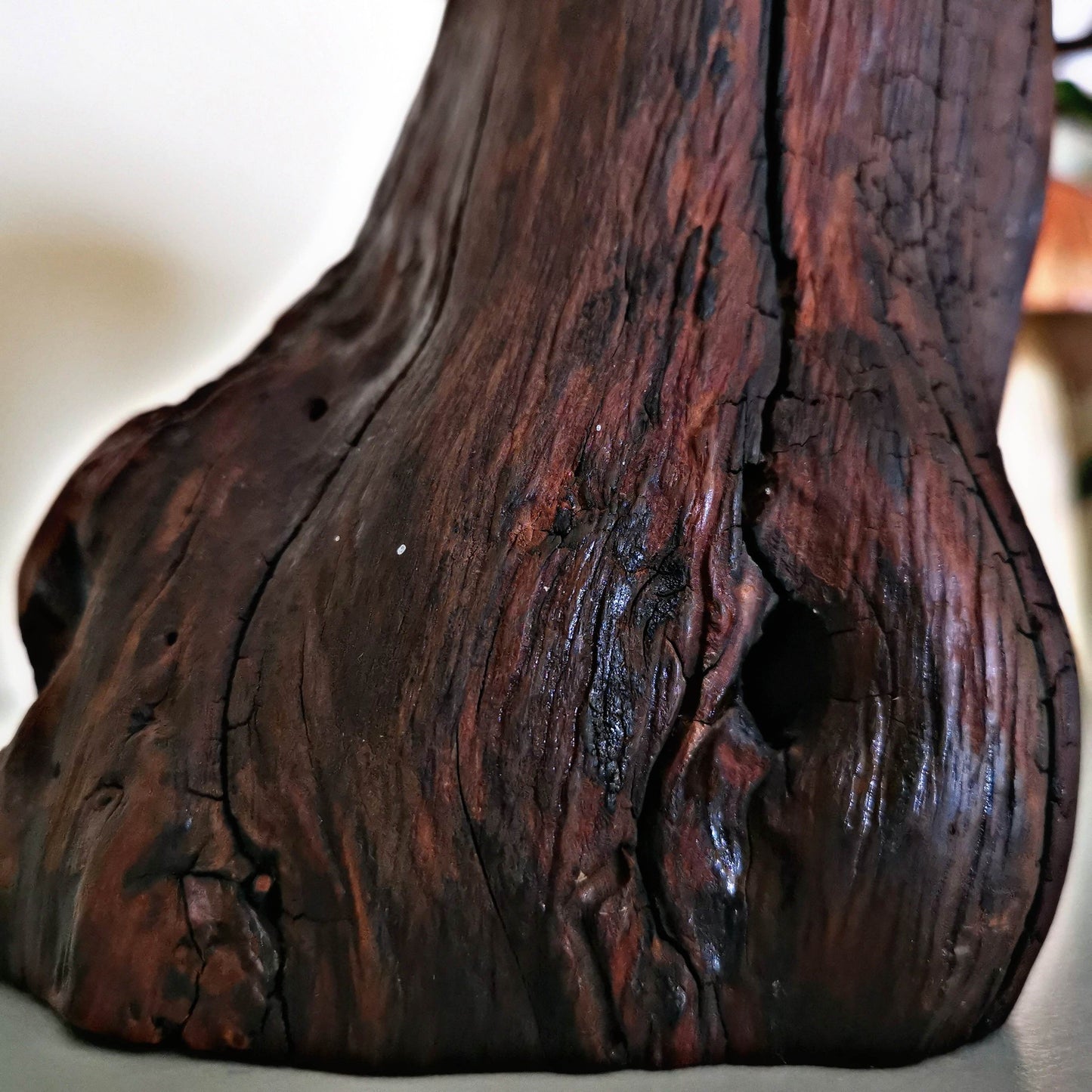 A handmade wooden mushroom toadstool figurine No.3 | Ms. Amanita The Great